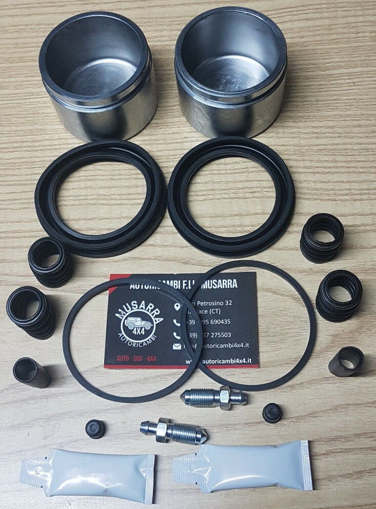 KIT REVISIONE X 2 PINZE FRENO ANTERIORI NISSAN PATROL DAL 1979 AL 1998 (PISTONI: 68mm) - Autoricambi4x4