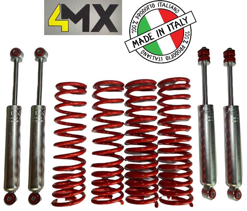 KIT RIALZO COMPLETO 4MX +5CM SUZUKI JIMNY (MADE IN ITALY) - Autoricambi4x4