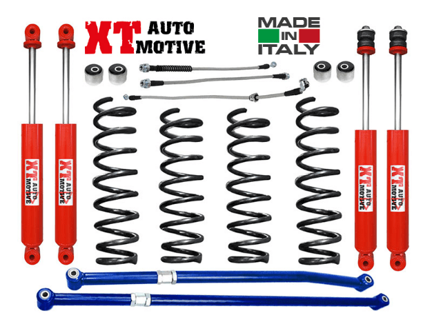KIT RIALZO COMPLETO +7,5 CM PER SUZUKI JIMNY BENZINA - Autoricambi4x4