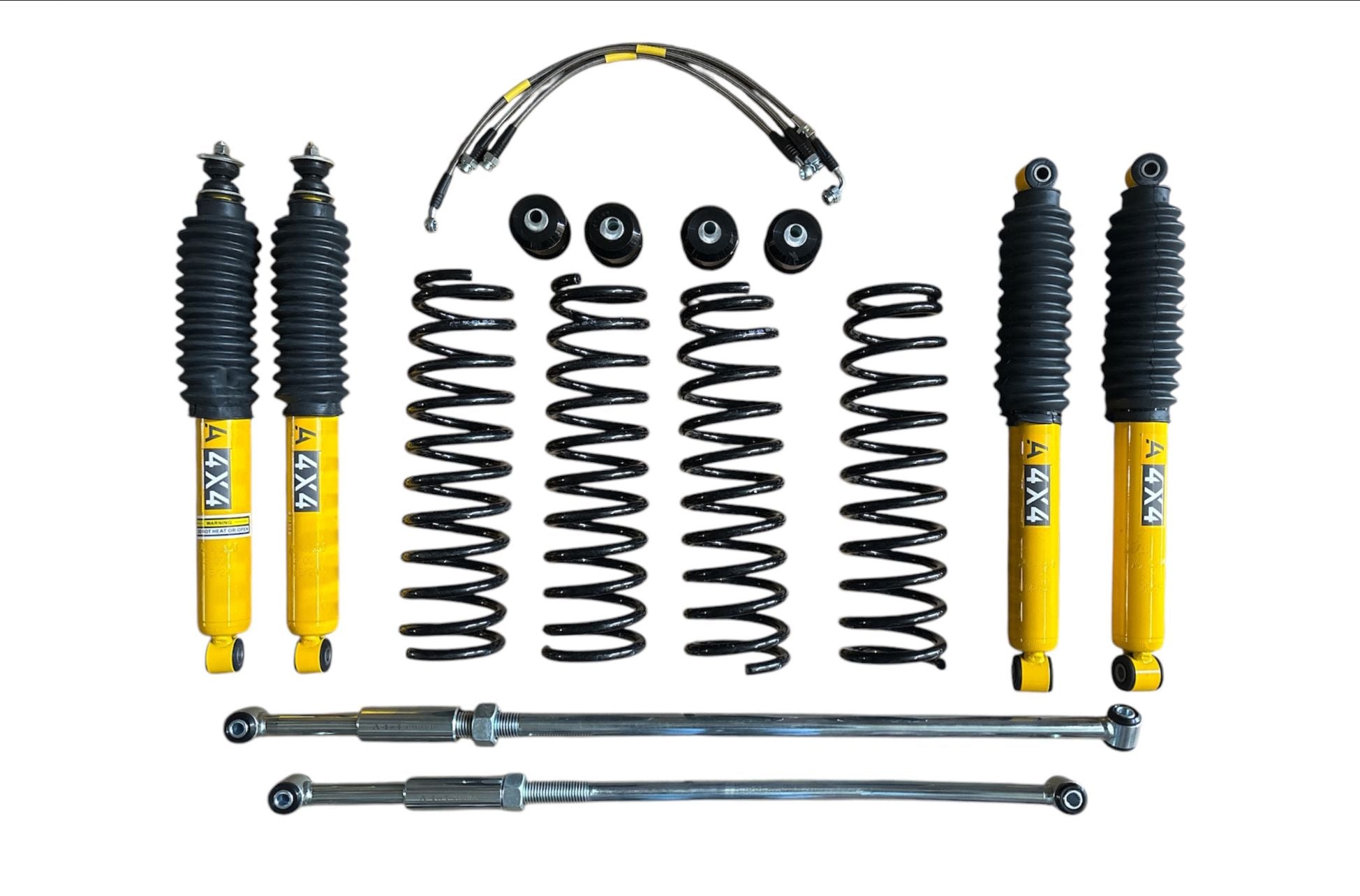KIT RIALZO COMPLETO A - 4X4 +7,5CM SUZUKI JIMNY - Autoricambi4x4