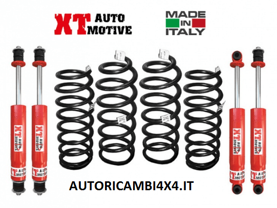 KIT RIALZO COMPLETO XT AUTOMOTIVE +10 CM PRO VERSION PER TOYOTA LJ 70 / LJ 73 FARO TONDO - Autoricambi4x4