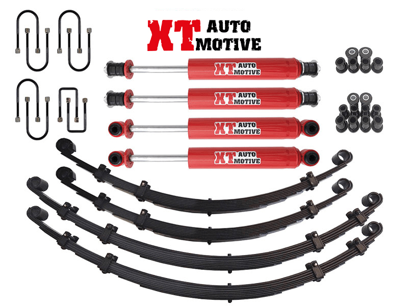 KIT RIALZO COMPLETO XT AUTOMOTIVE +5 CM PER NISSAN PATROL 2.8TD (A BALESTRE) - Autoricambi4x4