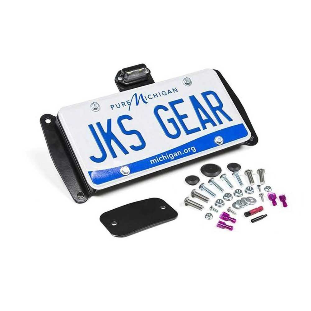 Kit ricollocazione targa con luce JKS - Autoricambi4x4