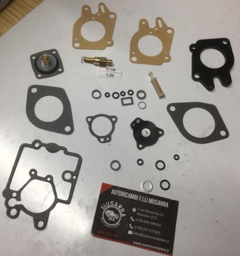 Set Gomme E Viti Carburatore Kit Ricostruzione Carburatore Per Artigiano Nikki Modello 796184 - Set Ricambi Completo Kit Riparazione Carburatore