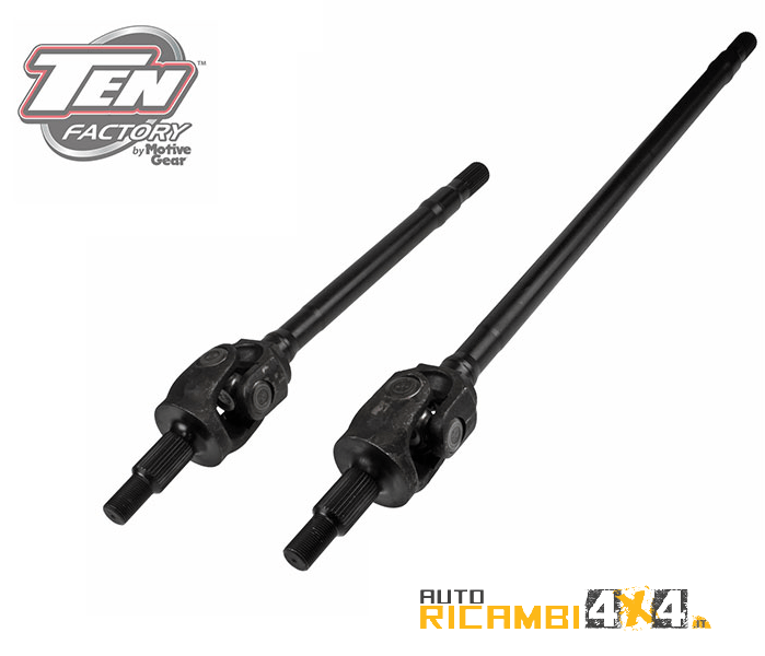 KIT SEMIASSI RINFORZATI TEN FACTORY ANTERIORE PER WRANGLER JK (DANA 30) 27 spline - Autoricambi4x4