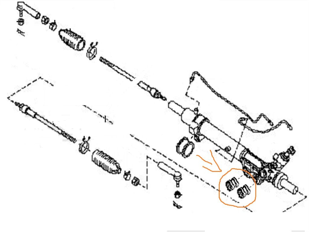 KIT SUPPORTI SCATOLA GUIDA NISSAN NAVARA/ PATHFINDER - Autoricambi4x4