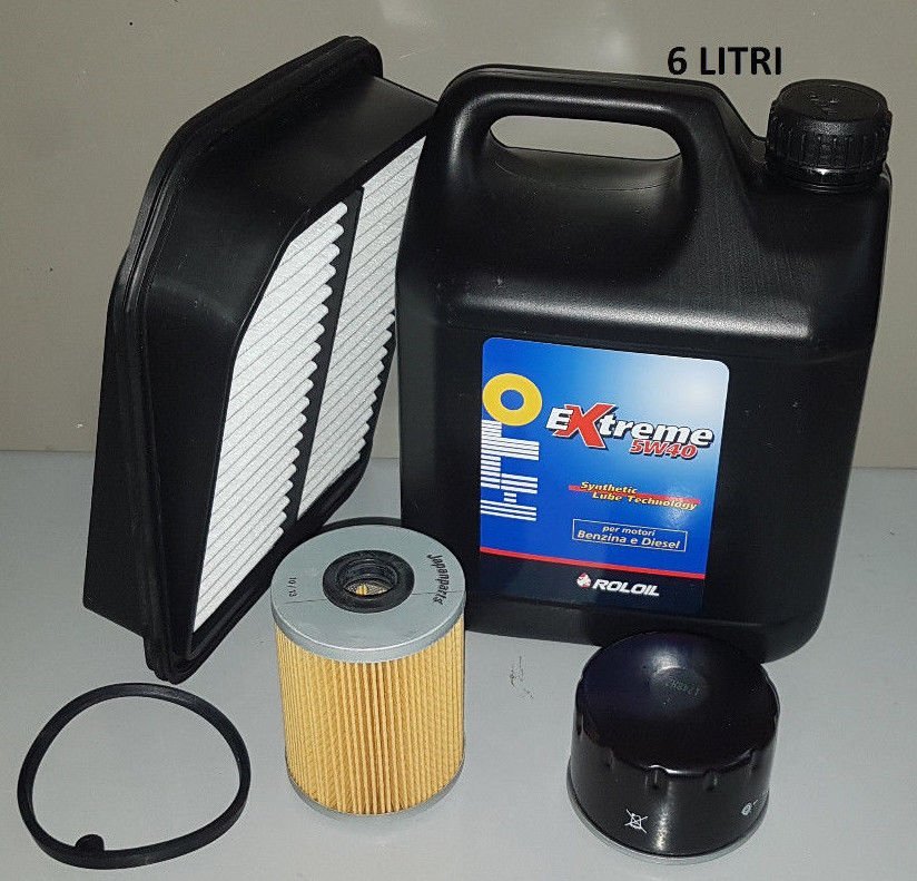 KIT TAGLIANDO 3 FILTRI+LITRI 6 ROLOIL 5W40 SUZUKI GRAN VITARA 1.9 DDiS DAL 2005 AL 2015 ( COD. MOTORE F9QB ) - Autoricambi4x4