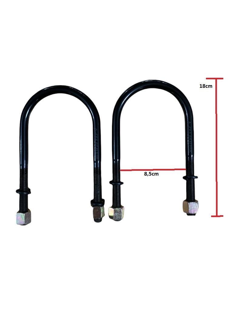 KIT U - BOLT/ CAVALLOTTI BALESTRA SUZUKI SJ410/ SJ413/ SAMURAI/ SANTANA - Autoricambi4x4