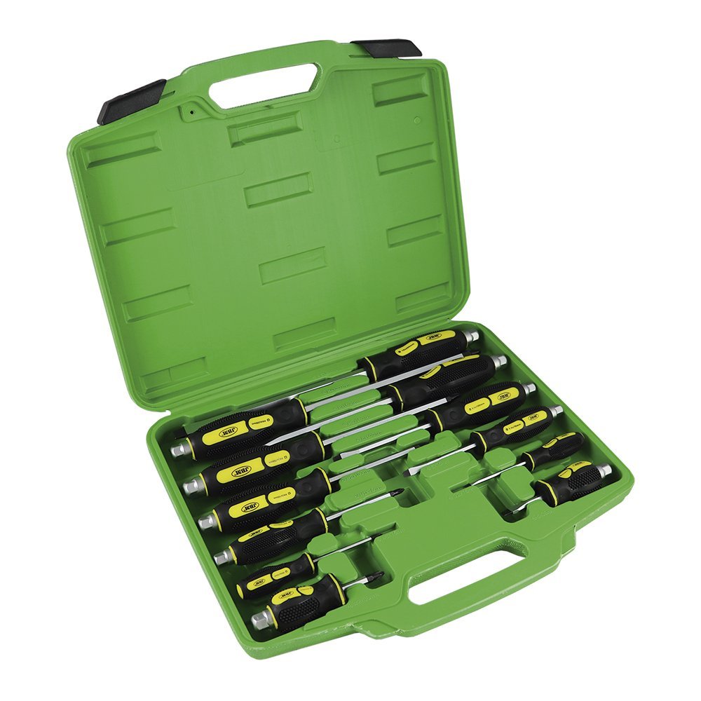 KIT/SET DI 12 CACCIAVITI A TAGLIO E A STELLA - Autoricambi4x4