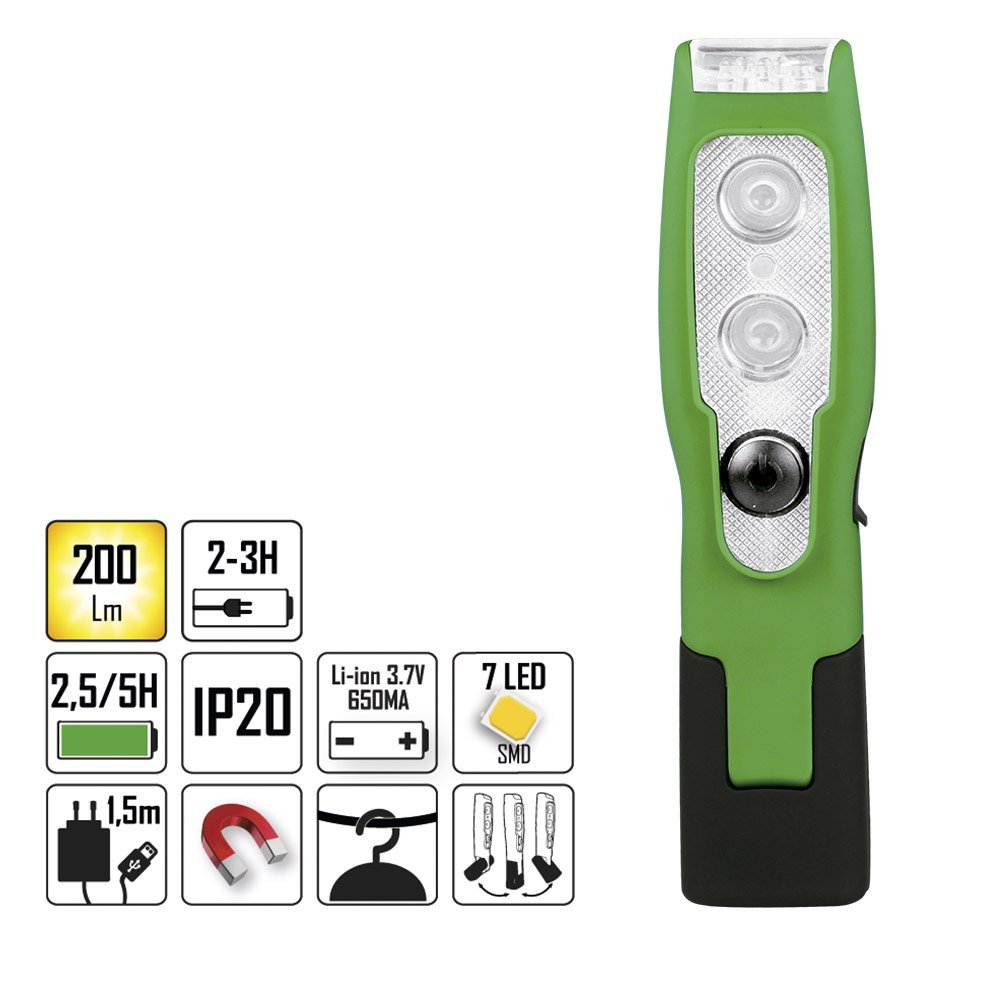 LAMPADA PORTATILE LED 200LM - Autoricambi4x4