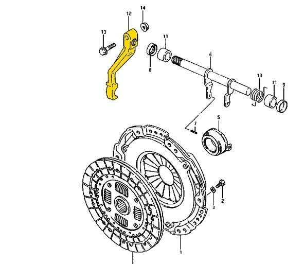 LEVA Frizione Suzuki SJ410/ SJ413/ Samurai/ Santana - Autoricambi4x4 - vista 5
