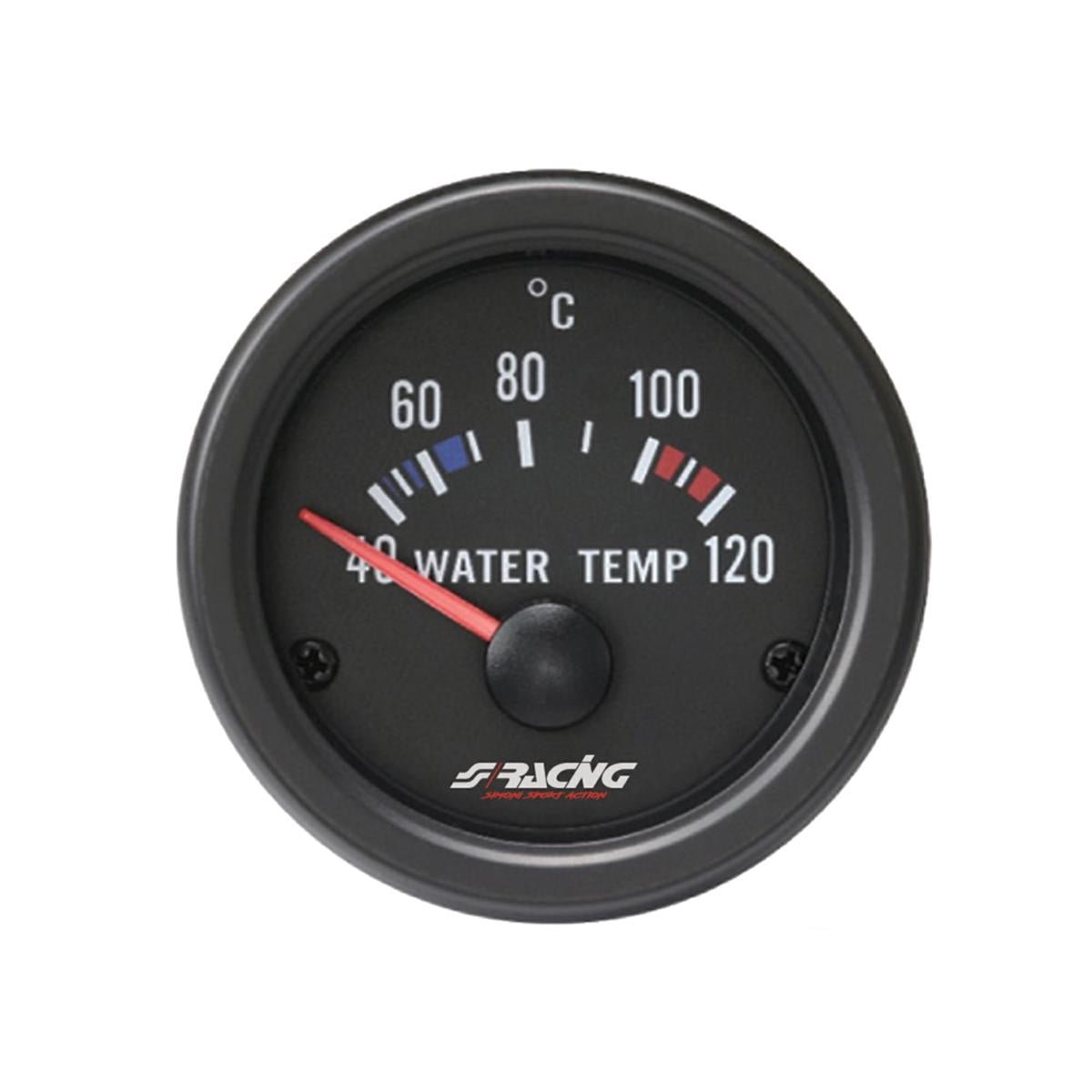 MANOMETRO / TERMOMETRO TEMPERATURA ACQUA BLACK LINE - Autoricambi4x4