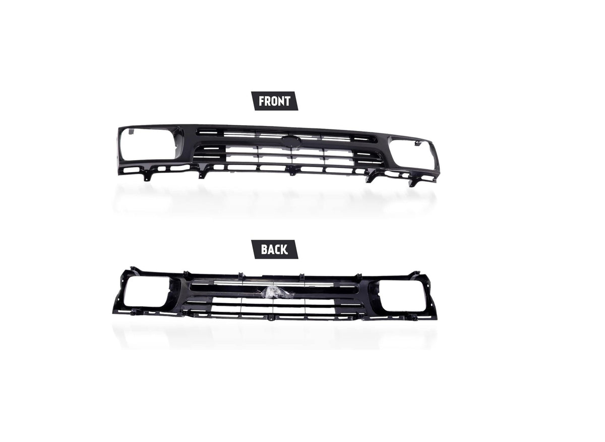Mascherina/ Griglia Anteriore Cromata Toyota Hilux dal 1989 al 1997 (YN 85 / YN 110) - Autoricambi4x4 - vista 4