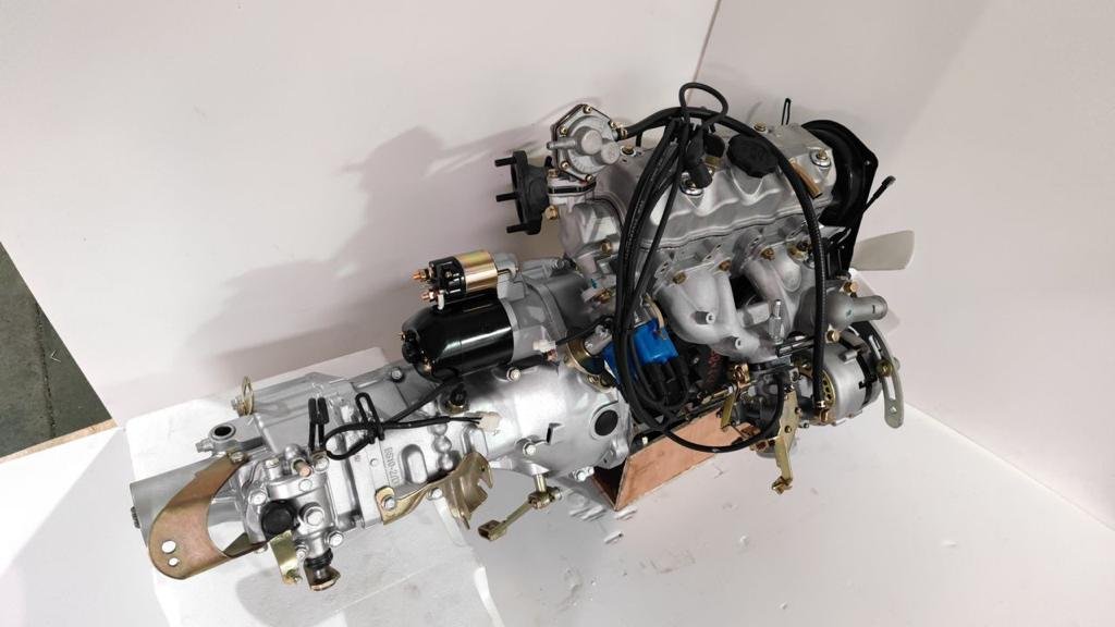 MOTORE COMPLETO CON CAMBIO PIAGGIO PORTER (F10A) (MODELLO A CARBURATORE) - Autoricambi4x4