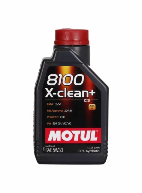 OLIO MOTORE MOTUL 8100 X - CLEAN+ C3 5W30 lt.1 - Autoricambi4x4