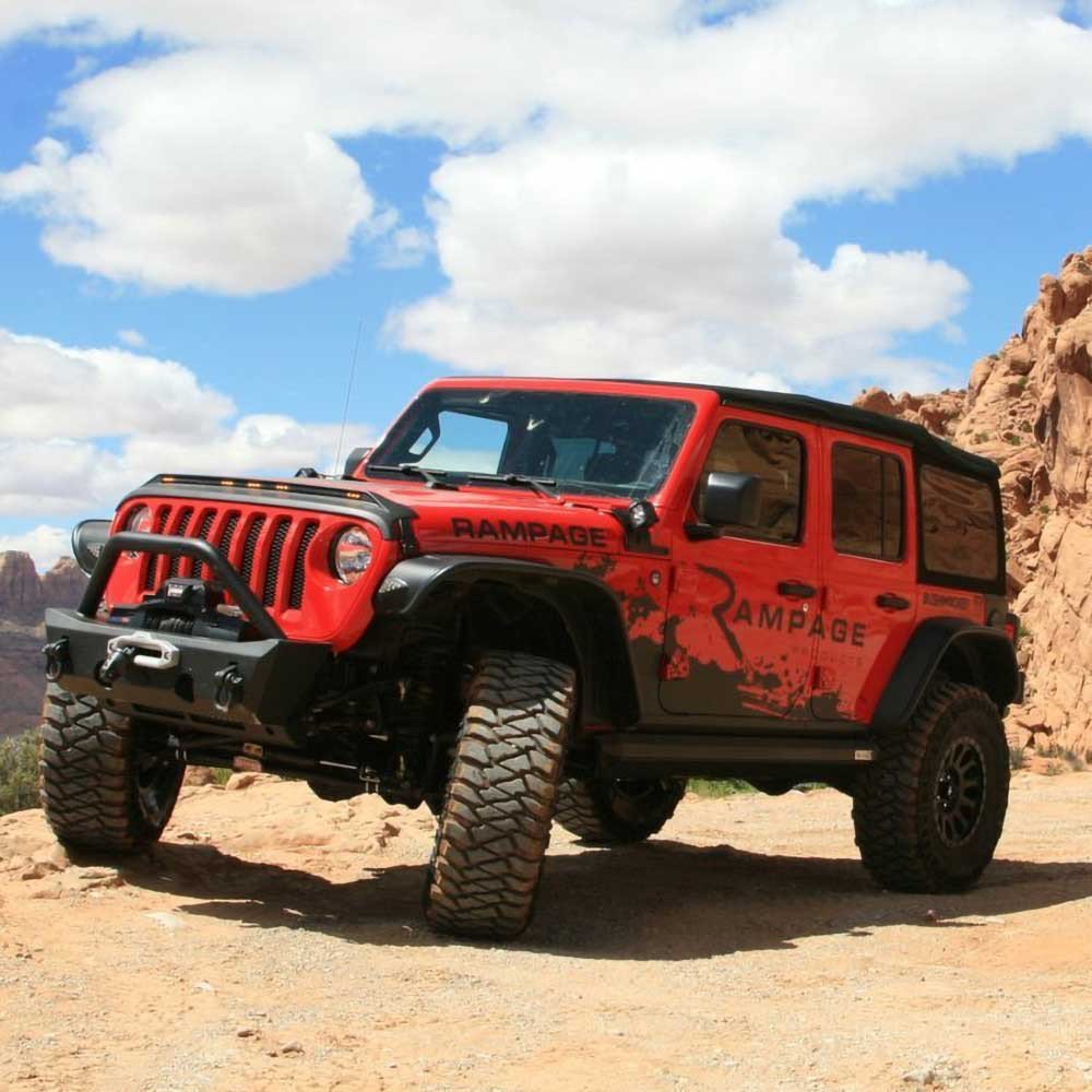 Parafanghi anteriori e posteriori a copertura standard Bushwacker Flat Style - Autoricambi4x4