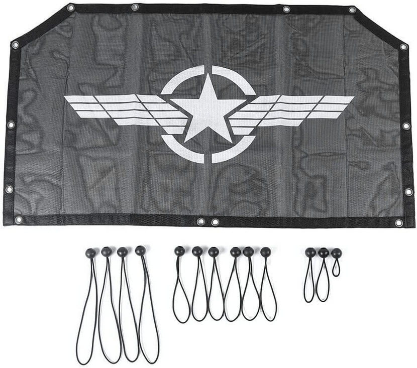 Parasole/ RETE Solare per Tetto Jeep Wrangler TJ - Autoricambi4x4 - vista 4