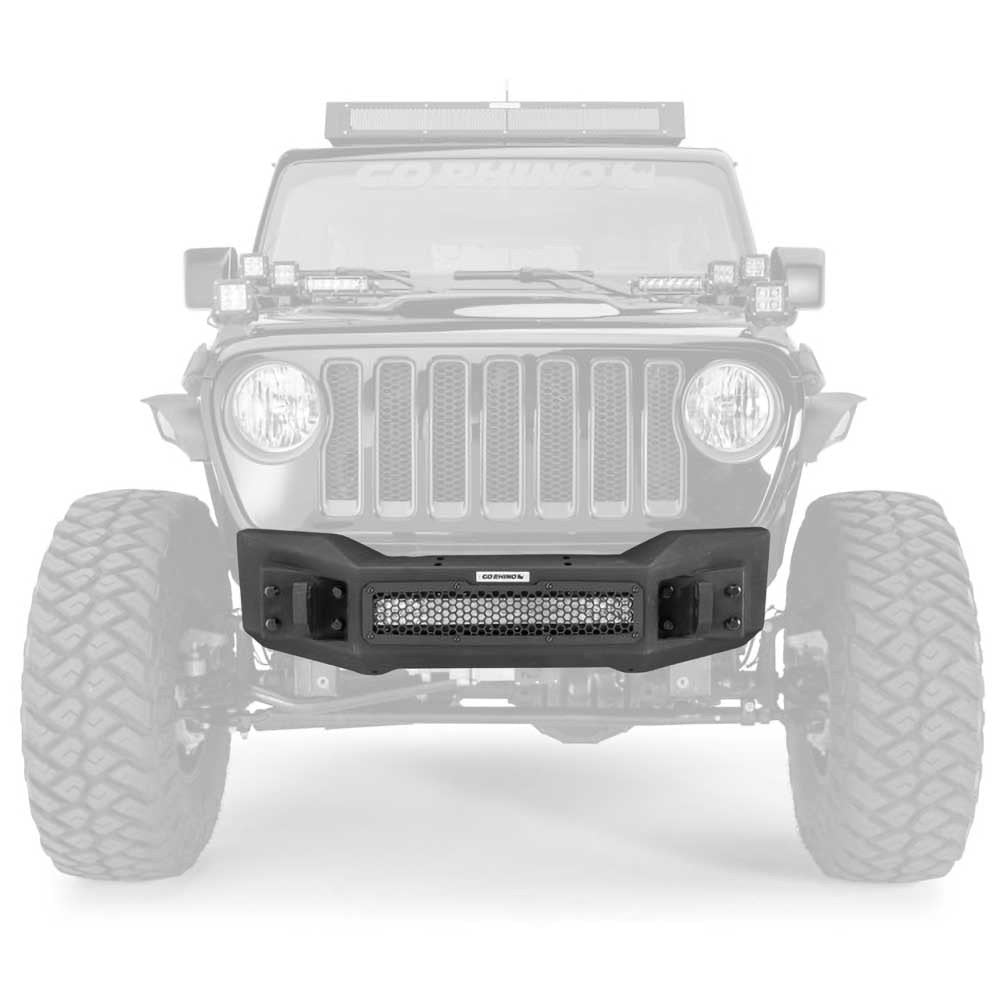 Paraurti anteriore stubby Go Rhino Rockline - Autoricambi4x4