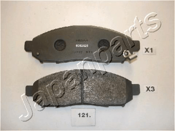 PASTIGLIE FRENO ANTERIORE NISSAN NP300 NAVARA (D40)/ PATHFINDER (R51)/ NP300 PICK UP (D22) - Autoricambi4x4