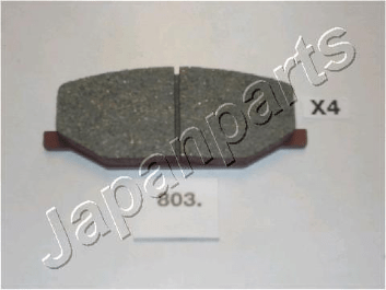Ips Parts IBD-1134 Pastiglie Freno Anteriori – Ricambio Auto Per Nissan E Modelli Asiatici, Europei, Americani (Compatibile Con JapanParts PA-134AF, Ashika 50-01-134) - 2