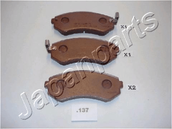 PASTIGLIE FRENO POSTERIORE NISSAN PATROL GR (Y61)/ ALMERA (N15) - Autoricambi4x4