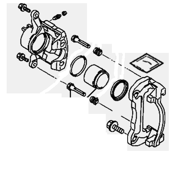 PINZA FRENO ANTERIORE SINISTRO MITSUBISHI L200 KB4T DAL 2005 - Autoricambi4x4