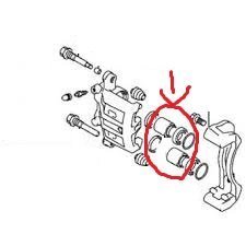 PISTONE/ PISTONCINO PINZA FRENO ANTERIORE MITSUBISHI PAJERO/ L200/ L300 (pistone: 57 mm) - Autoricambi4x4