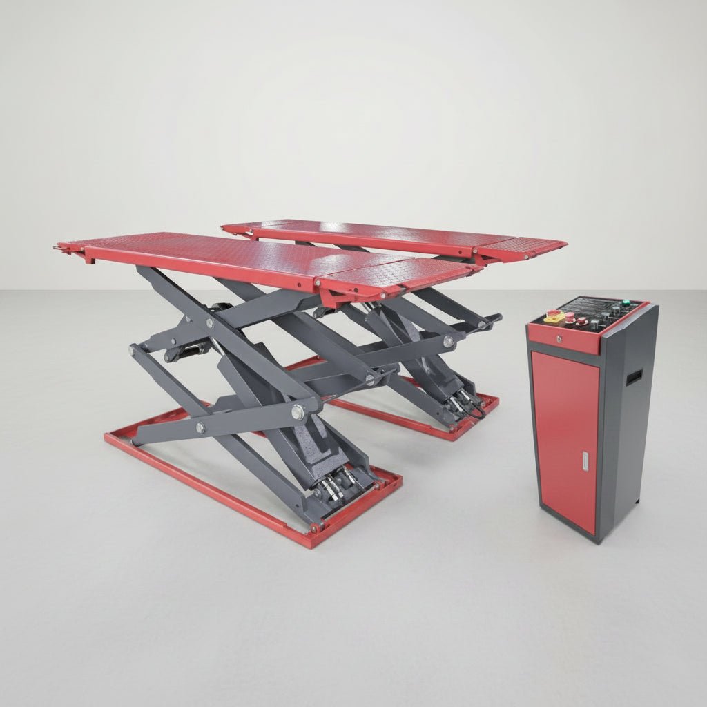 PONTE / SOLLEVATORE A FORBICE ULTRA SOTTILE ( 3500 KG ) - Autoricambi4x4