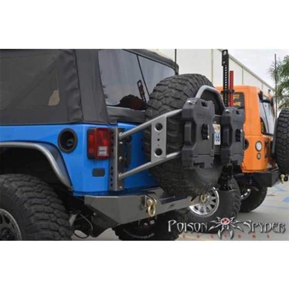Porta ruota montato sul telaio Poison Spyder - Autoricambi4x4
