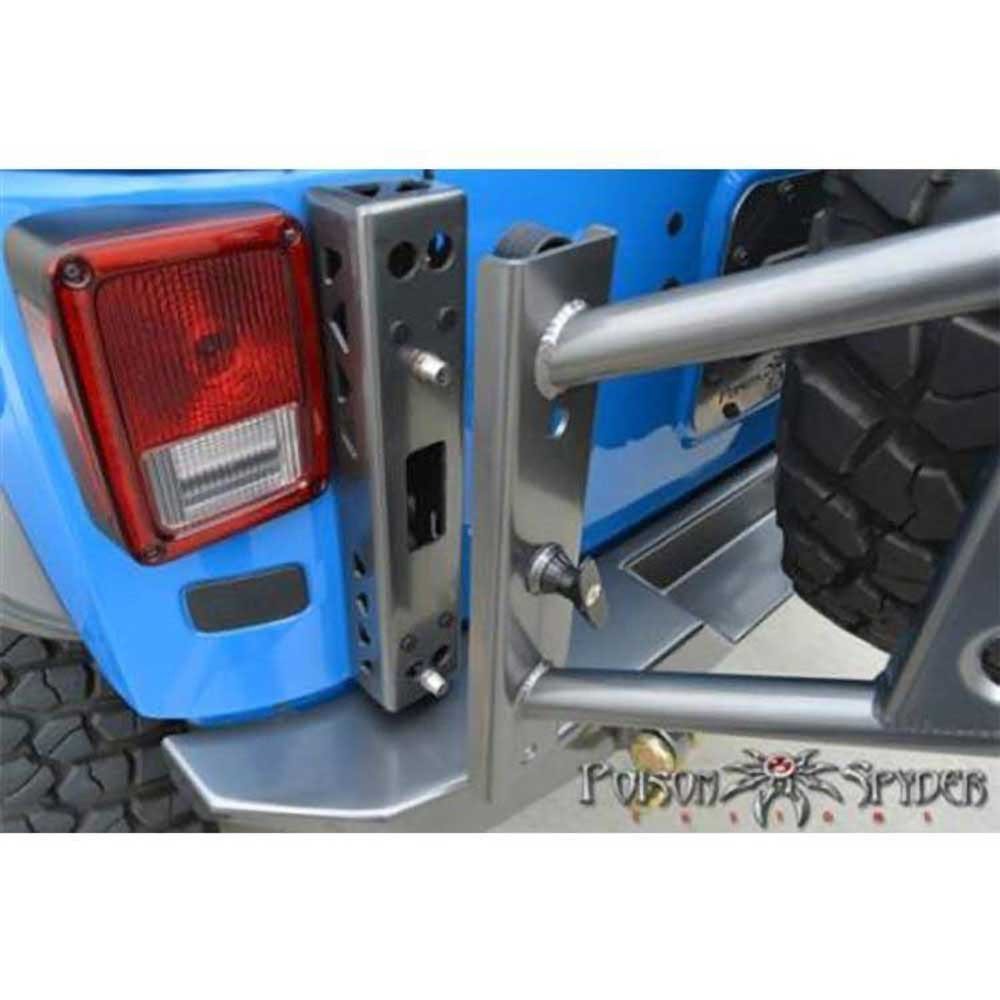 Porta ruota montato sul telaio Poison Spyder - Autoricambi4x4