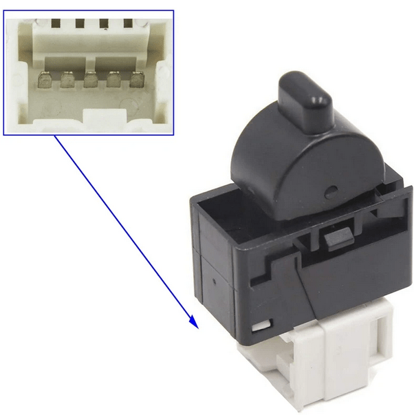 PULSANTIERA/ INTERRUTTORE ALZACRISTALLI POSTERIORE NISSAN KING CAB D22/ NAVARA D22 - Autoricambi4x4