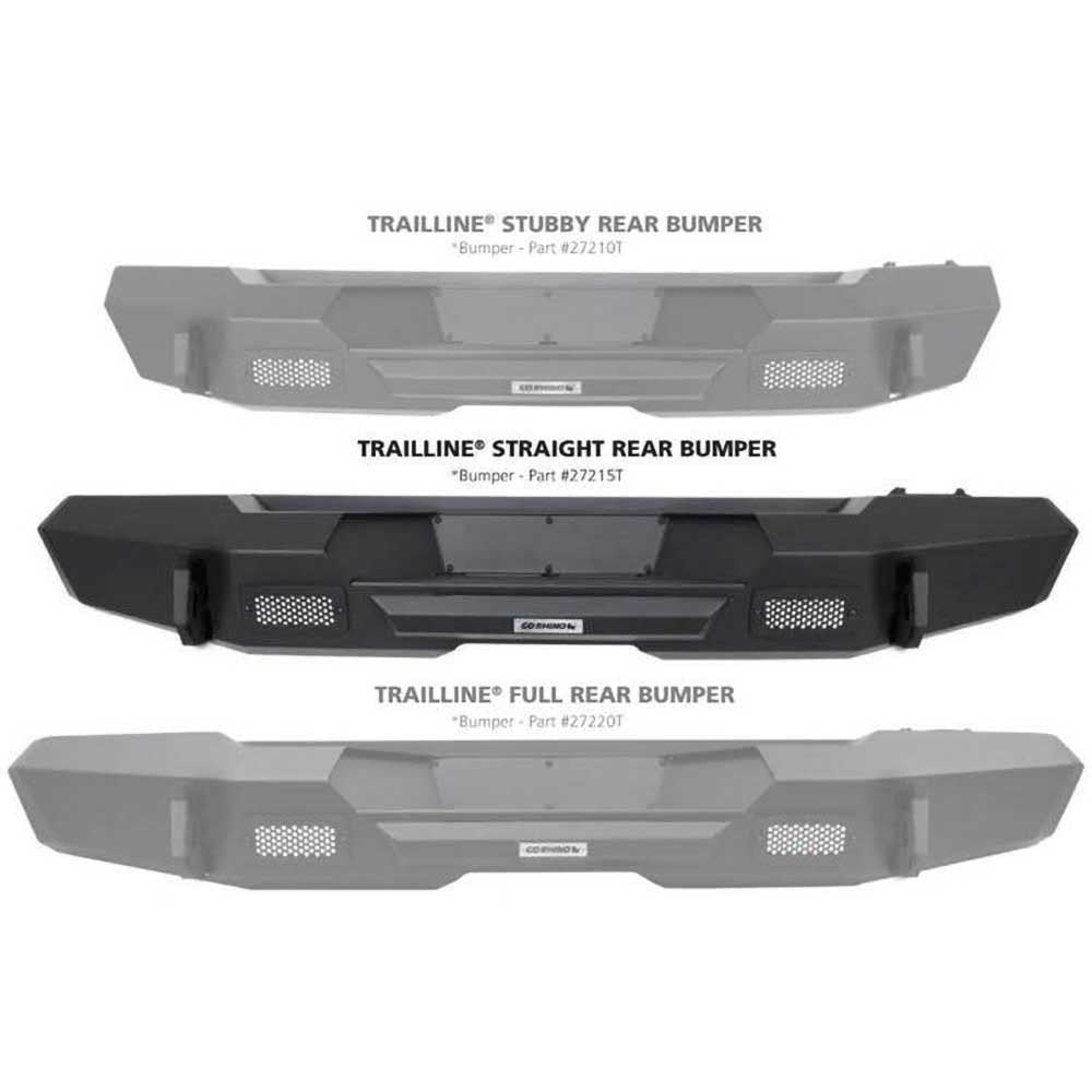 Rear straight bumper Go Rhino Trailline - Autoricambi4x4 - vista 4