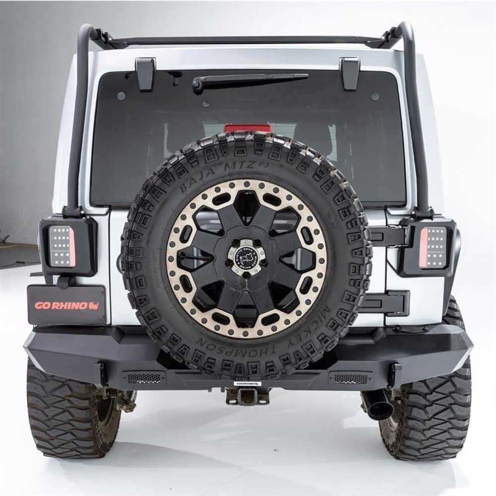 Rear straight bumper Go Rhino Trailline - Autoricambi4x4 - vista 3