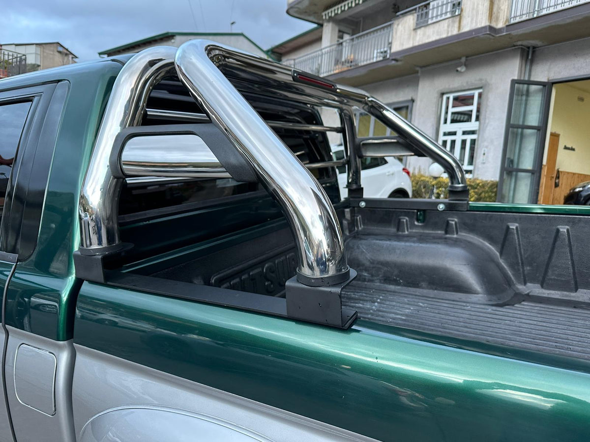ROLL BAR Universale Cromato con Terzo STOP (modello a) - Autoricambi4x4 - vista 4