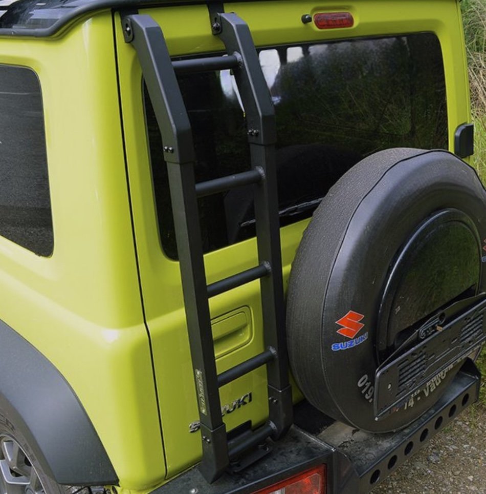 SCALETTA PORTAPACCHI POSTERIORE IN ALLUMINIO JIMNY SIERRA - Autoricambi4x4