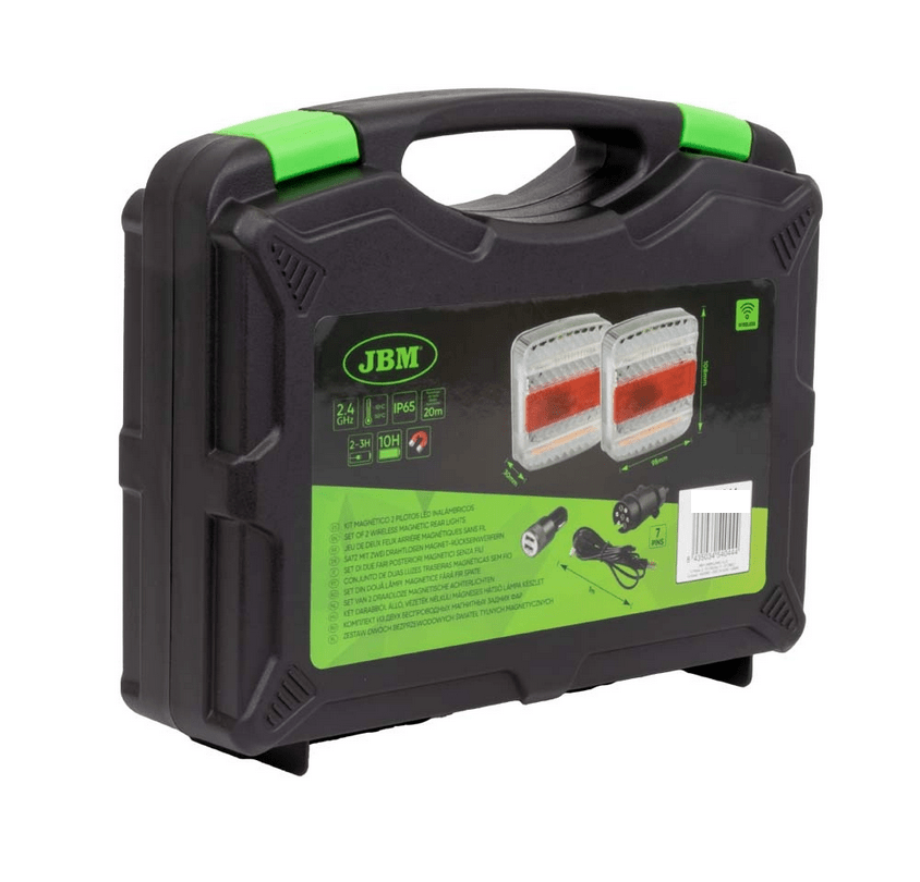 SET/KIT DI 2 FANALI POSTERIORI MAGNETICI SENZA FILI (12/24V) - Autoricambi4x4