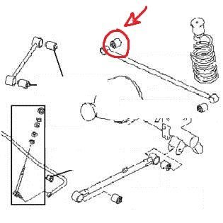 SILENTBLOCK BRACCIO TRASVERSALE POSTERIORE NISSAN TERRANO - PATHFINDER - Autoricambi4x4