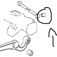 SILENTBLOCK BRACCIO TRASVERSALE POSTERIORE TOYOTA LAND CRUISER LJ70/ KZJ70 - Autoricambi4x4