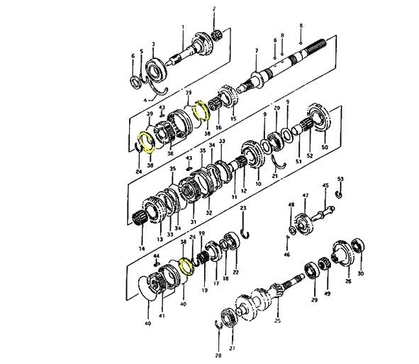 Sincronizzatore Marce ALTE Suzuki SJ410/ SJ413/ Samurai/ Santana - Autoricambi4x4 - vista 3