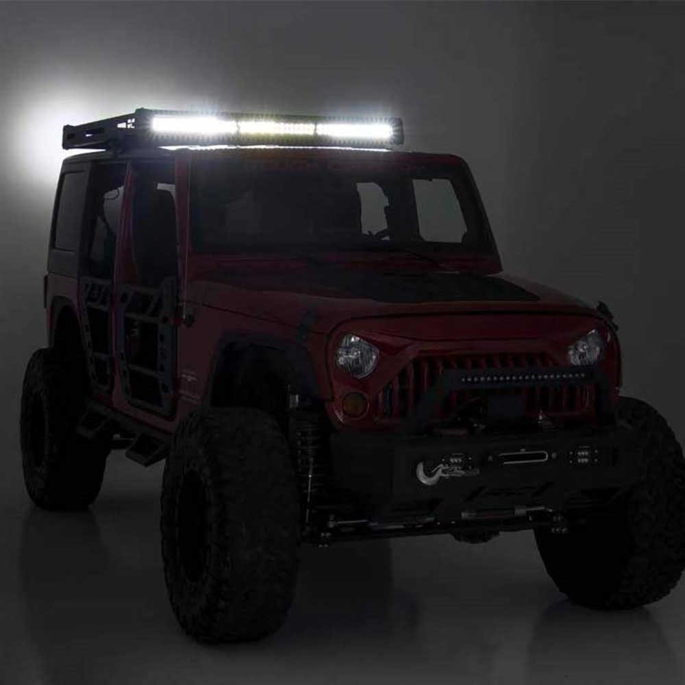 Sistema portapacchi per hard top con luci LED Rough Country - Autoricambi4x4