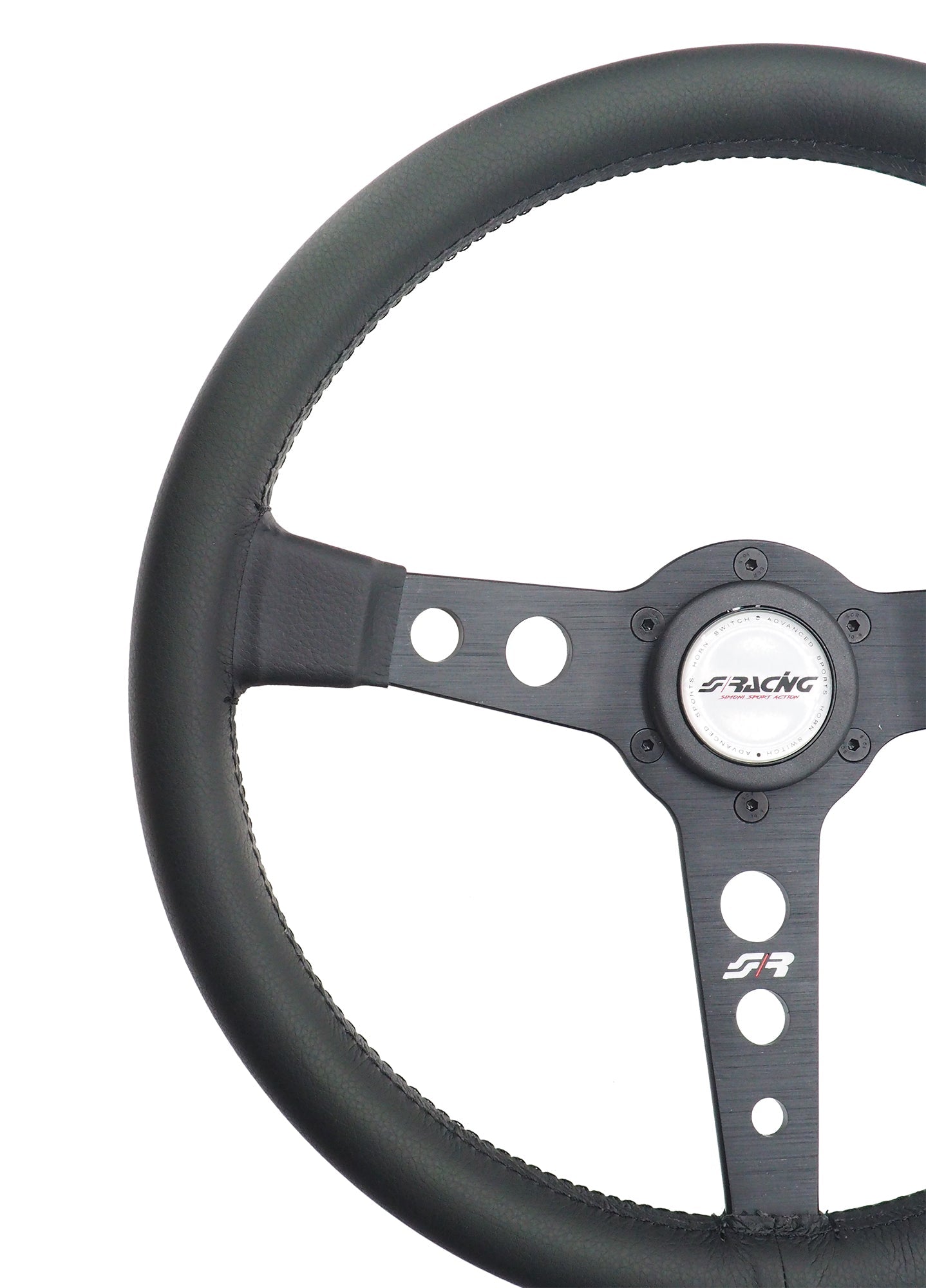 STERZO / VOLANTE SPORTIVO IN PELLE - GRINTA ( SIMONI RACING ) - Autoricambi4x4