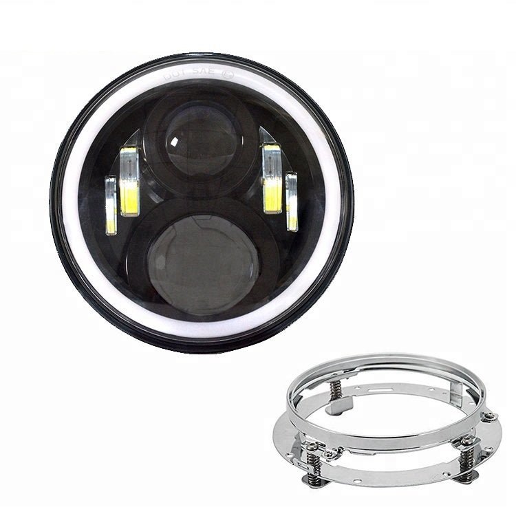 Supporto/ Ghiera/ Staffa FARI a LED 7'' Pollici per Fuoristrada - Autoricambi4x4 - vista 4