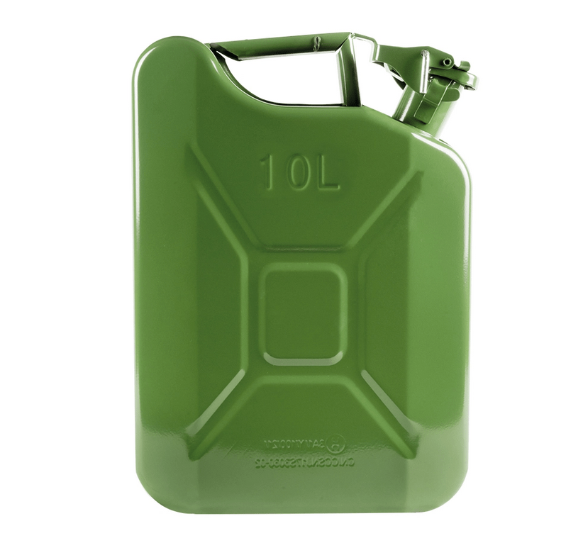 TANICA DI METALLO (LITRI 10) - Autoricambi4x4