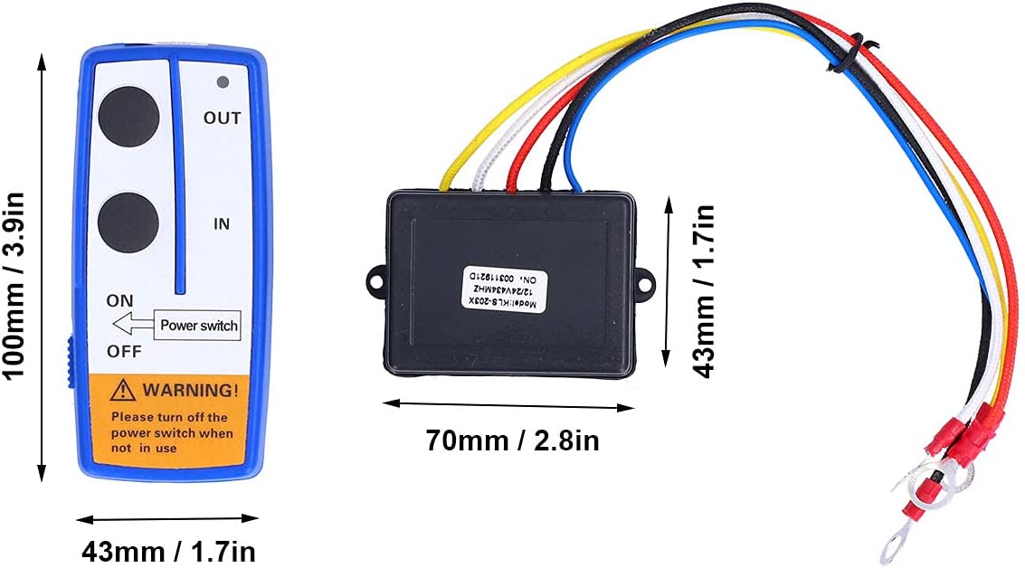TELECOMANDO WIRELESS UNIVERSALE PER VERRICELLO - Autoricambi4x4