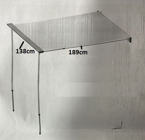 Tenda da Campeggio/ Tendino Laterale per Fuoristrada (2MT) - Autoricambi4x4 - vista 3