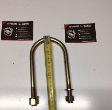 U - BOLT/ CAVALLOTTO BALESTRA MITSUBISHI L200/ PAJERO (ORIGINALE) - Autoricambi4x4