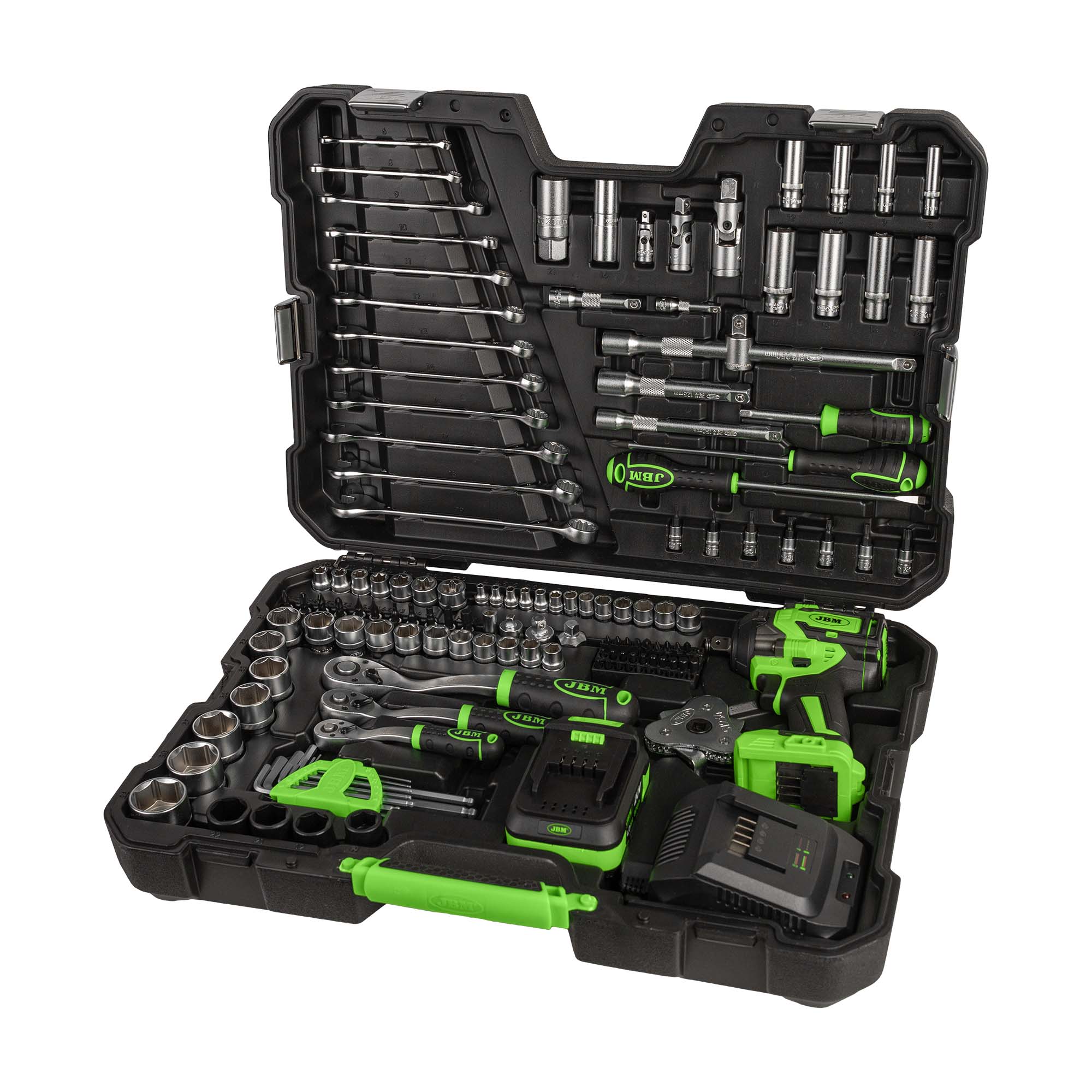 VALIGETTA CON ATTREZZI AVVITATORE AD IMPULSI BRUSHLESS A BATTERIA 800NM - Autoricambi4x4