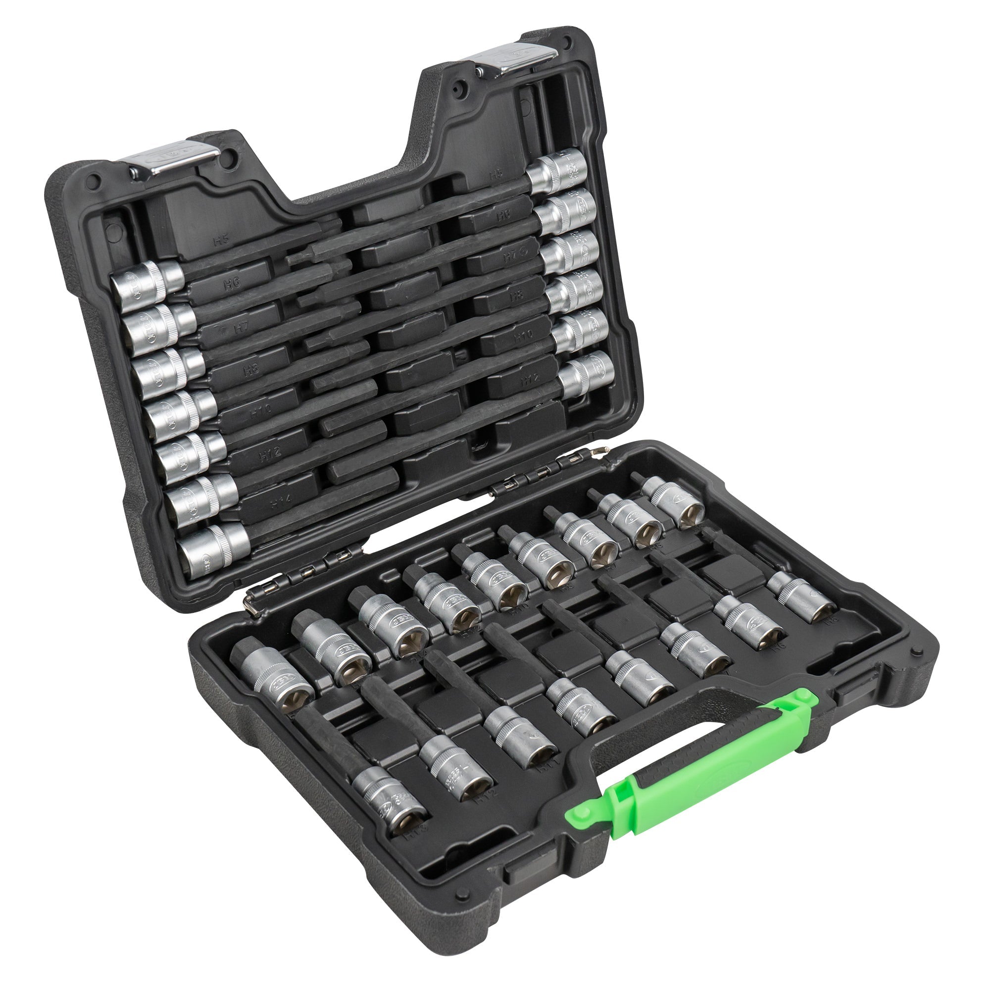 VALIGETTA DI 30 PEZZI CON INSERTI ESAGONALI 1/2" - Autoricambi4x4