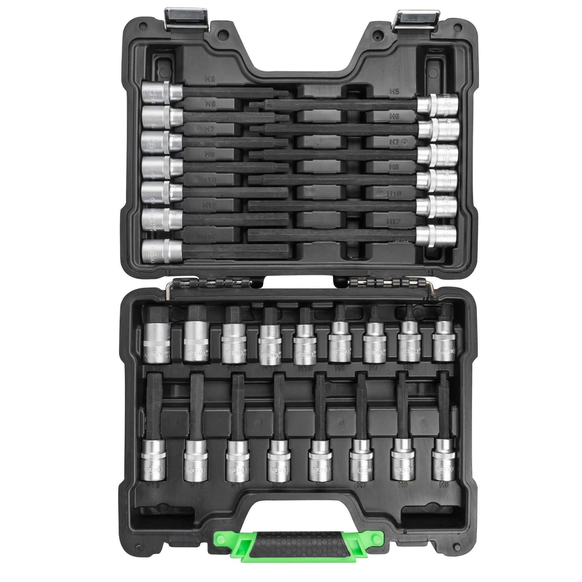 VALIGETTA DI 30 PEZZI CON INSERTI ESAGONALI 1/2" - Autoricambi4x4