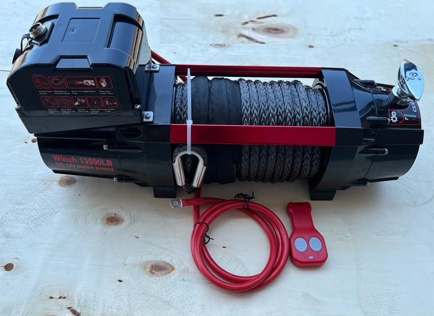 VERRICELLO A - 4X4 "PRO" 13500 12V CAVO TESSILE - Autoricambi4x4